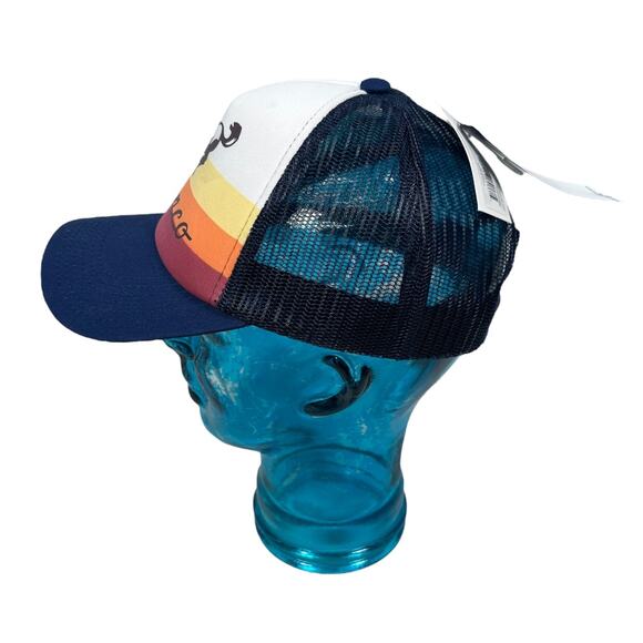 Ford Bronco Trucker Snapback Hat Retro Heavy Canvas BB Cap Sand Adult Horse New - Picture 5 of 10